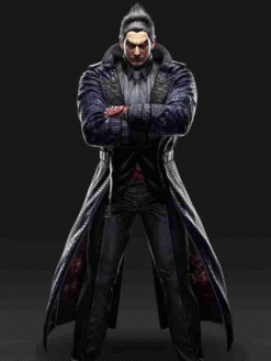 Video Game Tekken 8 Kazuya Mishima Leather Coat