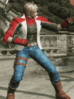 Tekken 6 Video Game Leo Kliesen Red and White Jacket