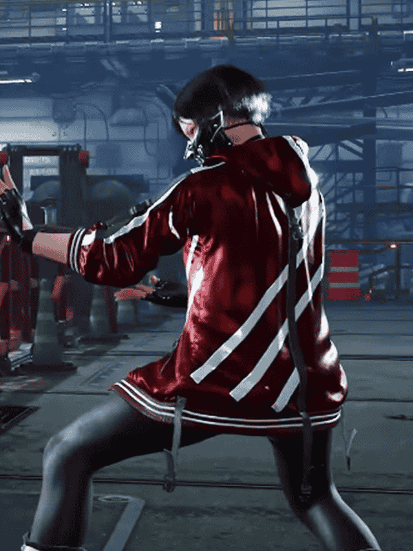 Outwear Legacy Jacket Tekken 8 Reina Red Hooded Jacket