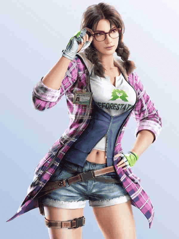 Tekken 8 Steve Blue Coat (3) Tekken 7 Julia Chang Plaid Jacket