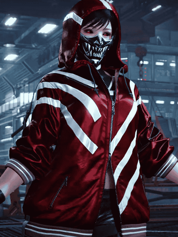 Tekken 8 Steve Blue Coat Tekken 8 Reina Red Hooded Jacket