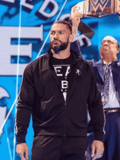 Roman Reigns WWE Fleece Black Tracksuit
