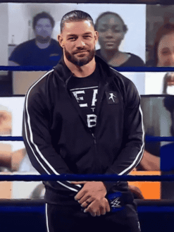 Roman Reigns WWE Fleece Black Tracksuit