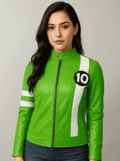 Ben 10 Alien Swarm Leather Jacket