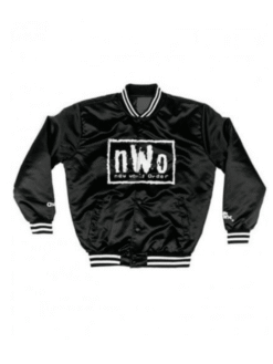 Black Bomber Varsity Jacket