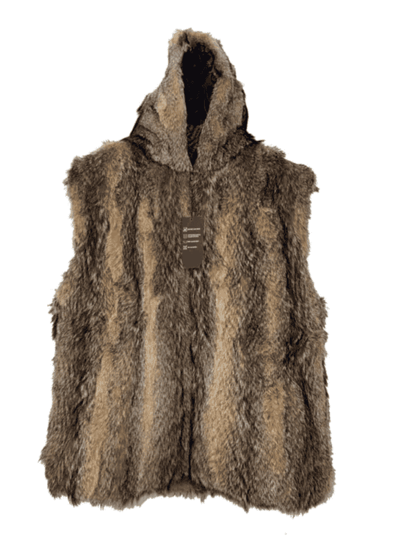 Outwear Leagacy(4) Genuine Coyote Fur Vest with Hood