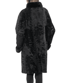 Black Astrakhan Fur Jacket