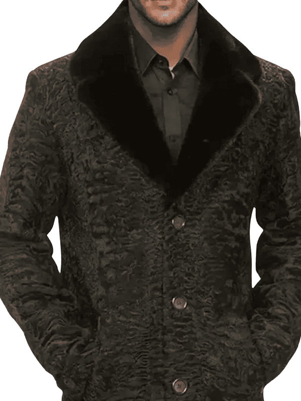 Persian Lamb Fur Long Coat Persian Fur Long Coat