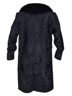 Black Persian Fur Long Coat