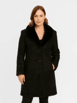 Women’s Persian Lamb Fur Long Coat