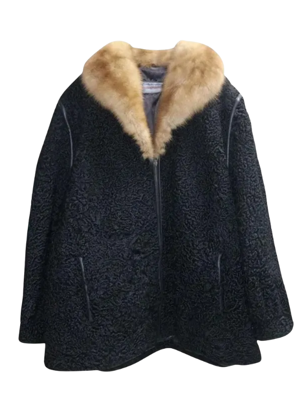 Black Persian Lamb Fur Coat Black Persian Lamb Fur Coat