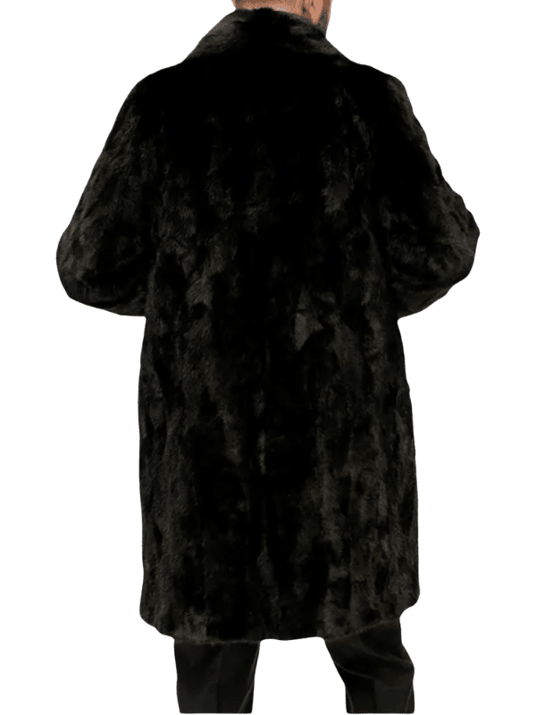 Outwear Legacy Ranch Mink Fur Stroller Coat with Shawl Collar