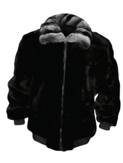Mink Fur Bomber Jacket