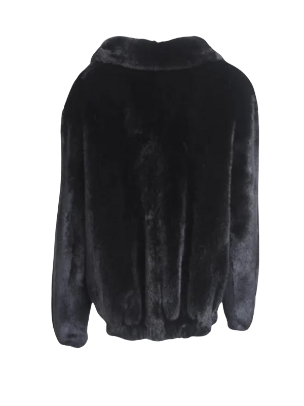 Outwear Leagacy Black Mink Fur Bomber Jacket