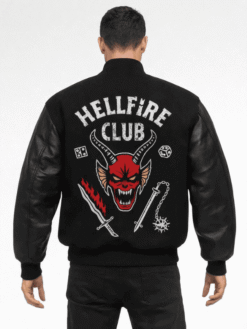 Stranger Things Hellfire Club Varsity Jacket