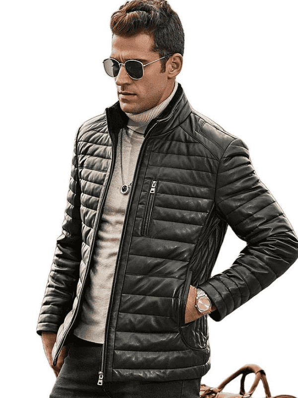 Outwear Legacy Men’s Genuine Lambskin Leather Coat