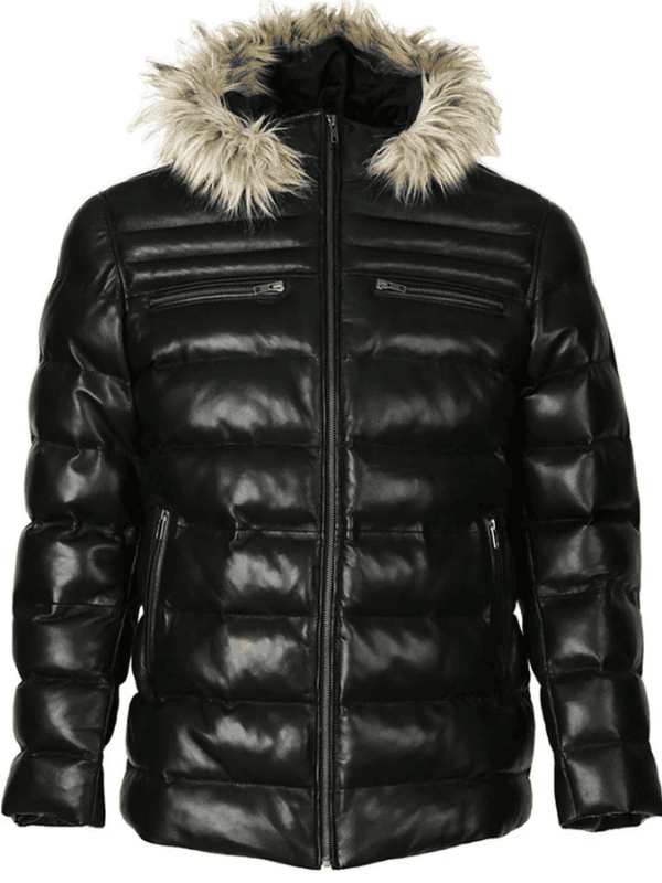 Outwear Legacy Men’s Jeremiah Puffer Leather Jacket